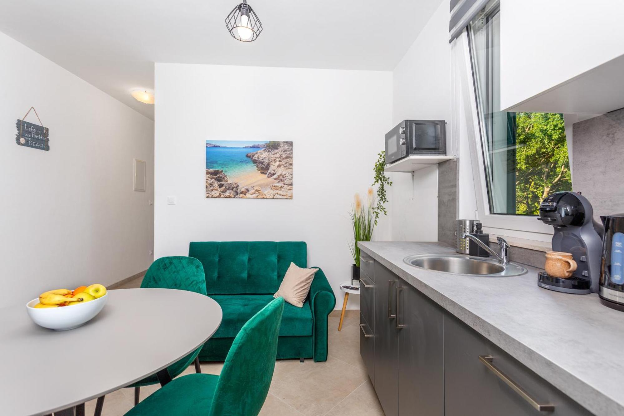 Divine Apartments Baška Eksteriør billede